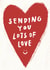 Sending You Lots of Love Card created by Yan Yu Lee