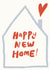 Modern New Home Card - Heart - Happy New Home created by Yan Yu Lee