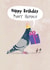 Funny Massive pigeon birthday Card created by Pencilface