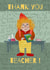 thank you teacher card created by Kamilya Panina