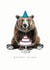 Wild Bear and Birthday Cake created by Amelia Ilangaratne