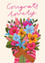 Congrats Lovely Bouquet of Flowers created by Flourish Paperworks