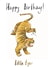 Little Birthday Tiger created by Liza Burlutskaya