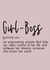 Girl Boss Empowerment Card created by Courtney Kelly