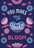 You Make My Heart Bloom created by Sonia Yim