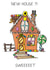 Funny Gingerbread Pun New Home Card - Candy House - New House?! Sweet created by Capybara Chris