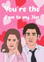 Cute Anniversary Card - The Office - Pam & Jim created by Kittiwake Creations