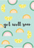get well soon, fruit salad card created by Regan Ellis