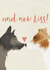 Kissing Dogs Congratulations Card created by Jo Scott Art