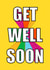 Get Well Soon Modern Rainbow Typography created by Embers and Ink