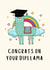 Dipllama Graduation Card created by Sundiva Designs