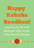 Fun Happy Raksha Bandhan card for brother created by Kamiya Chirodian