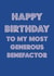 Generous benefactor birthday card created by Nicola Jo