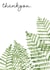 Thankyou 'fern' created by Arty Bee Designs