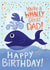 Punny Whale Birthday Card for Dad created by Fox Card Co