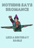 Scrubs Bromance Birthday Eagle Card created by Space Sloth