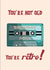 Retro Cassette Tape Birthday Card created by The Creative Baker GB