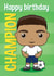 Modern England football birthday card for boys created by essjay