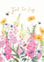 Just to say Floral card created by Hannah Owen Illustrates