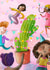 Cactus party celebration card created by Jennifer Jamieson