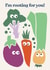 I'm Rooting For You, Good Luck vegetables created by Jive Prints