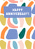 Modern Abstract Anniversary Card created by Jive Prints