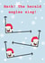 Funny maths angle christmas pun card created by suzcreate