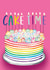 Cute Colourful Cake Birthday Card created by Amy Florence Design