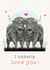 Cute Highland Cows- Pun- Card created by Beth Higgins Art