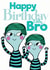 Quirky Little Brother Birthday Card created by Elnup