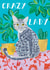Crazy Cat Lady Greetings Card created by Katie Whitton Design