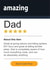 Funny Birthday Father's Day Card - Dad - Amazon themed - Amazing Dad created by Rosewood Design