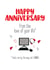 Silly Anniversary card for the love of your life; gamers & gaming partners created by Silly Prints