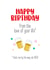 Funny birthday card for the love of your life that likes a beer created by Silly Prints