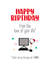 Funny Birthday card for the gamer in your life created by Silly Prints