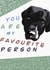 Labrador wholesome card created by K Bamford