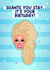 Shante You Stay, It's Your Birthday! RuPaul's Drag Race Birthday Card created by Drag Apparel