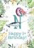 Animal Themed Happy 1st Birthday for names beginning with N created by Kate Moby