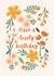 Pretty Birthday Card - Flowers - For Her created by Custom Card Co Shop