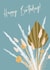 Pretty Dried Flowers Birthday Card  1001 created by Sarah Stephenson