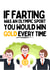 Farting Gold Medalist, Birthday Card created by Original Fox Cards
