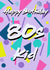 80s kid birthday card  created by StuArt