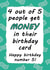 No money birthday card created by Jolly Ginger Cards