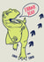 Thank You T-Rex Card created by Studio Peers