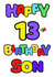 13th Birthday Card for Son created by Rachel Elizabeth Designs