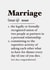 Marriage definition - congratulations funny card created by The Girl Next Draw Cards