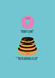 Donut Leave Food Pun Goodbye Card created by Dave Mohammed
