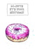 Yummy and Punny Donut Birthday Card created by JOKstudios
