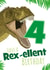 Rex-ellent 4th Birthday card created by Yeti Design