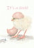 Baby Chick Congratulations Card created by Allthingsartbybex